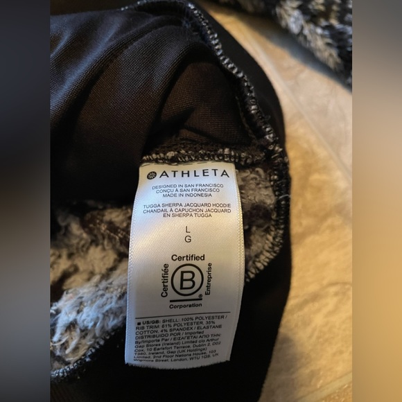 Athleta Tugga Sherpa Jacquard Hoodie - Picture 8 of 9